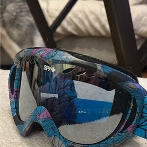 SPY+ Blue and Purple Patterned snowboard / ski Goggles